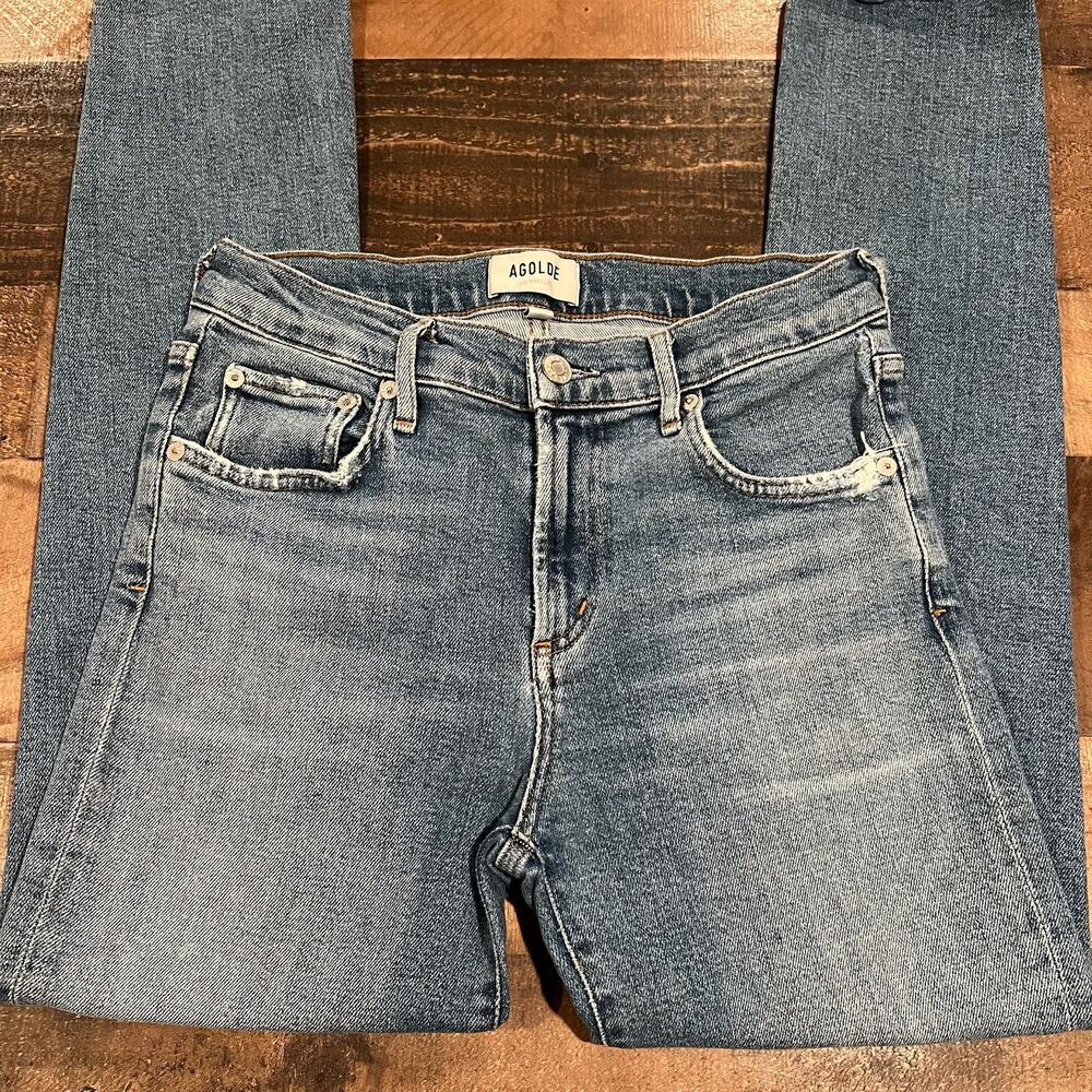 AGOLDE Toni Mid Rise Straight Leg Jean - Picture 7 of 12